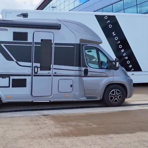 Crew Capacity Test. We wondered how many DTO crew could fit in the Adria Matrix. So we tested it…
•
@adria_uk 
#motorsport #motorhome #raceteam #adriamotorhome