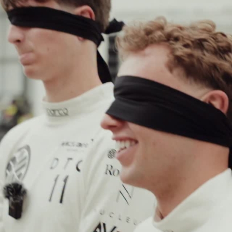 Drivers’ reactions before the reveal ????
•
•
#liveryreveal
#motorsport
#mclarentrophy 
#racingdriver
